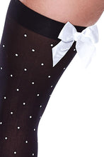 Load image into Gallery viewer, Polka Dot Opaque Thigh Highs in OS

