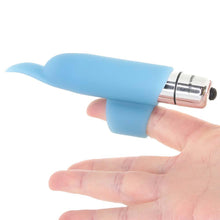 Load image into Gallery viewer, Blue Dolphin Silicone Finger Vibe
