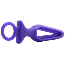 Load image into Gallery viewer, Booty Call Silicone Groove Plug in Purple
