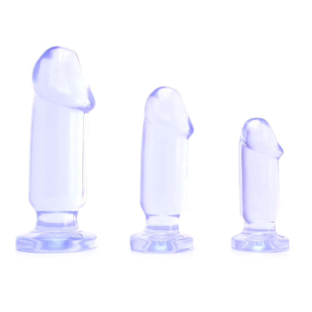Crystal Jellies Anal Starter Kit in Clear