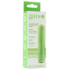 Load image into Gallery viewer, Gaia BioFeel Biodegradable Bullet Vibe in Green
