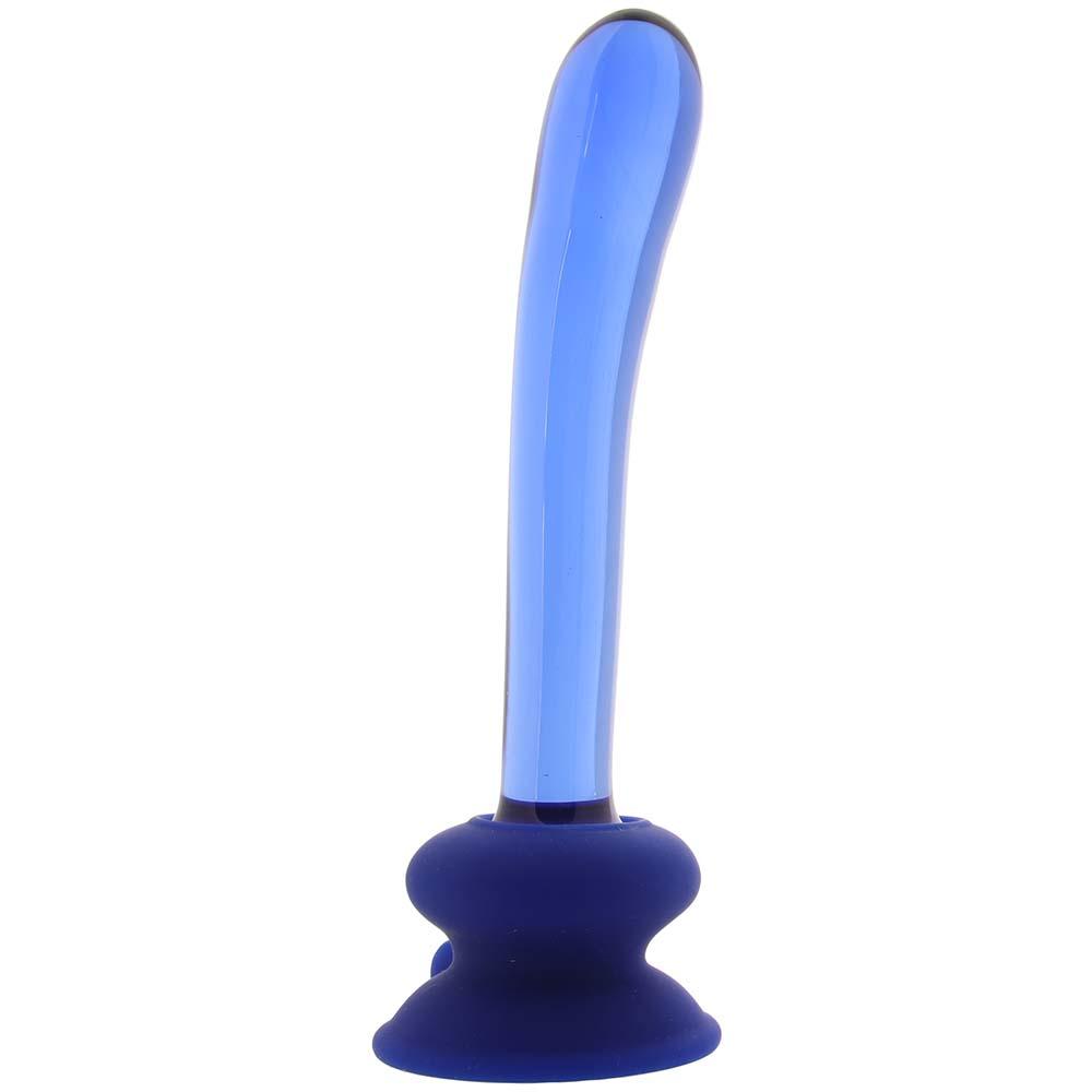 Icicles No. 89 Glass Dildo in Blue