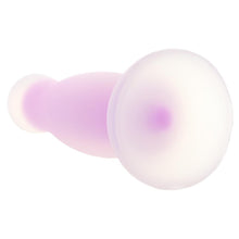 Load image into Gallery viewer, Luminous Glow In The Dark Medium Butt Plug in Purple
