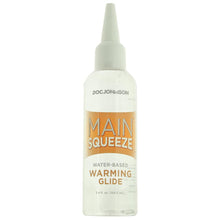 Load image into Gallery viewer, Main Squeeze Water-Based Warming Lubricant in 3.4oz
