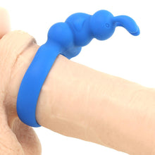Load image into Gallery viewer, O-Zone Rechargeable Bunny Cock Ring in Blue
