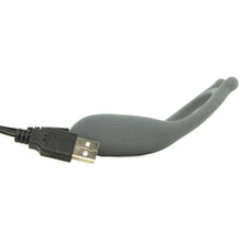Load image into Gallery viewer, Rechargeable Vibrating C-Ring in Grey
