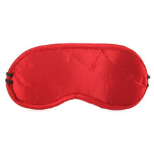 Load image into Gallery viewer, Sex &amp; Mischief Satin Blindfold in Red

