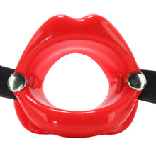 Load image into Gallery viewer, Silicone Lips Gag in Red
