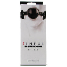 Load image into Gallery viewer, Sinful Ball Gag in Black
