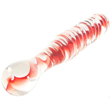Load image into Gallery viewer, Sweetheart Swirl Glass Dildo
